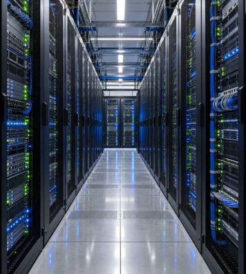 Symmetrical enterprise data center aisle